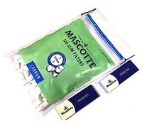MontCherry Brand Exclusive 2 Tips and Mascotte Slim Charcoal/Carbon Activated Cigarette Filters 6mm 10 Bags of 120(Total 1200) Filters Combo by Trendz