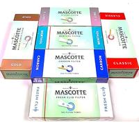 MontCherry Brand Exclusive 2 Tips and Various Types of Mascotte Filter Tubes 5 Boxes Combo Deal By Trendz (Mascotte Mix 1100)