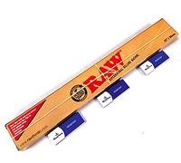 MONTCHERRY BRAND EXCLUSIVE 3 TIPS AND RAW 12"/30CM SUPER NATURAL ROLLING MACHINE ROLLS FOOT LONG CIGARETTES!(NEW PRODUCT FROM RAW) & 2 BOOKLETS OF 12" SUPERNATURAL ROLLING PAPERS COMBO DEAL SOLD BY TRENDZ