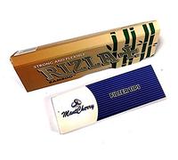 MontCherry Brand Exclusive Exclusive Tips Pack and R. Bamboo Regular Size Slim Ultra Thin Papers 5 Booklets Deal by Trendz