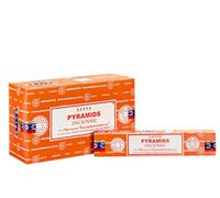 MontCherry Brand Exclusive Hair Pin and Satya Incense Sticks Box of 12 Packs Various Unique Fragrances Combo sold by Trendz (Pyramids)