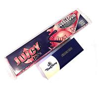 MontCherry Brand Exclusive Tips and Juicy Jay's King Size Flavoured Papers Bubblegum 6 Booklets Combo Deal by Trendz