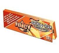 MONTCHERRY BRAND EXCLUSIVE TIPS PACK AND JUICY JAY'S "PEACHES & CREAM" FLAVORED SMOKING ROLLING PAPERS 1-1/4 SIZE - 6 BOOKLETS - COMBO DEAL SOLD BY TRENDZ