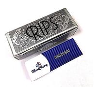 MONTCHERRY BRAND TIPS PACK AND RIPS XTRA THIN KING SIZE PAPERS ROLLS(BLACK SILVER) - 6 ROLLS COMBO DEAL BY TRENDZ