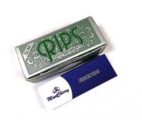 MONTCHERRY Brand Tips & RIPS Green Slim Papers 3 Rolls Combo by Trendz