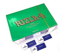 MontCherry Brand Tips & Rizla Green Standard Size Cigarette Rolling Paper - 100 Booklets Combo by Trendz