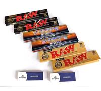 MontCherry Tips & 2 Raw Black + 2 Raw Classic + 2 Elements King Size Books Combo By Trendz