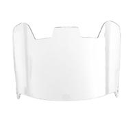 Monte American Football Visor - Universal Fit, Shatterproof, Anti-Glare, UV Protection, Fits All Major Helmet Brands,Clear With Unique Tinted Insert Options (VS1-SILVER-INSERT)