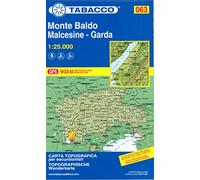 Monte Baldo / Malcesine / Garda (063): Tabacco Wanderkarte 63