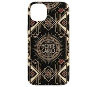 Monte Carlo Casino Inspired Ornamental Art Deco Design Case for iPhone 14 Plus