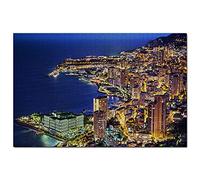 Monte Carlo Harbor Monaco Jigsaw Puzzle 1000 Piece Game Artwork Travel Souvenir Wooden