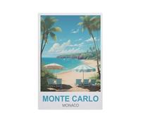 Monte Carlo Monaco，Puzzle 1000 Pieces Paper Puzzle Adult Children'S Educational Toy Family Decompression Game（38x26cm）-M18