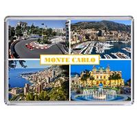 Monte Carlo, Monaco Souvenir Acrylic Fridge Magnet (Standard: 70x45mm)