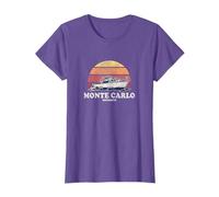 Monte Carlo Vintage Boating 70s Retro Boat Design T-Shirt