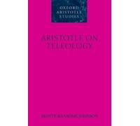 Monte Ransome Johnson Aristotle on Teleology (Paperback)