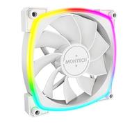 Montec RX120 PWM White 120mm Reversible ARGB Case Fan