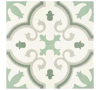 Monteca Green 9-3/4" x 9-3/4" Porcelain Floor and Wall Tile