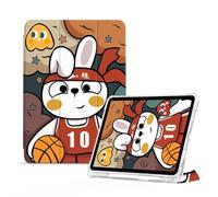 Montecarduo Case For Case For Ipad 9Th/8Th/7Th Generation 10.2 Inch 2021 2020 2019, Protective Smart Case With Clear Back Shell, Cover Compatible With Ipad 9/8/7 ,Slam Dunk