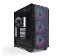 Montech AIR 903 MAX, E-ATX Mid Tower Case, High Airflow, 3X 140mm ARGB PWM & 1x 140mm PWM Fans Pre-Installed, Tempered Glass Side Panel, Mesh Front, Type-C, Support 4090 GPUs, Black