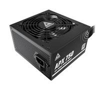 MONTECH APX 750W-Non-Modular Power Supply-80 Plus White Certified-Intel ATX12V-DC-to-DC Converter Technology- Flat Cable Design to Enhance Thermal efficiency-120mm Fan- 5-Year Warranty (APX 750W)