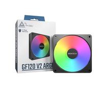 MONTECH GF120 V2 ARGB 120mm Case Fan - Sleek & Minimalist Design,High Airflow, Hydraulic Bearing, Quiet Performance, Vibrant ARGB Lighting,Black