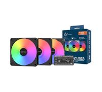 Montech GF120R V2 ARGB PWM 120mm Reverse Blade Fan 3 Pack with 6 Port