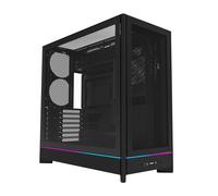 Montech HS01 Reversible Layout Midi-Tower ATX ARGB Case - Black