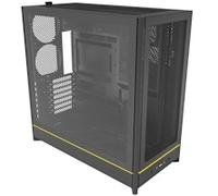 Montech HS01 Reversible Layout Midi-Tower ATX ARGB Case - Black