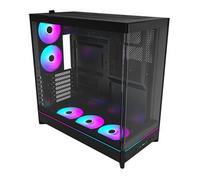Montech HS02 PRO Black Reversible Mid Tower Case 5x ARGB Fans + FREE M