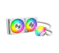 Montech HyperFlow ARGB 240, White, 240mm AIO Hydro CPU Cooler with ARGB Lighting