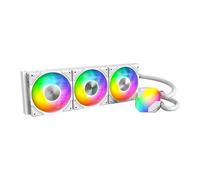 Montech HyperFlow ARGB 360, White, 360mm AIO Hydro CPU Cooler with ARGB Lighting