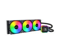 Montech HyperFlow Digital 360, Black, 360mm AIO Hydro CPU Cooler, 3x 120mm E28 A