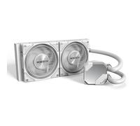 Montech HyperFlow Silent 240, White, 240mm AIO Hydro CPU Cooler, 2x 120mm Metal