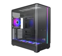 Montech KING 45 PRO Mid Tower Chassis, Black, Tempered Glass, 4 x 120mm ARGB Fan