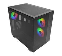 Montech KING 65 PRO (2025) Black Mid Tower Dual Chamber Case 3x RGB Fa