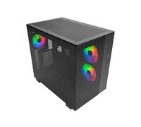 Montech KING 65 PRO (2025) Black Mid Tower Dual Chamber Case 3x RGB Fa