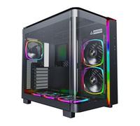 Montech KING 95 PRO Black Mid Tower Dual Chamber Case /w 10-Port Hub
