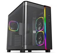 Montech KING 95 PRO Black Mid Tower Dual Chamber Case with 6 ARGB Fans and 10 Port ARGB Hub