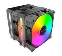 Montech NX600 ARGB CPU Cooler, Black, Dual Tower, 6 Heatpipes, 2x 120mm ARGB Fan