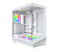 Montech SKY 3 RGB Chassis, White, Mid Tower, 3 x 120mm ARGB Fans, USB-C / USB 3.