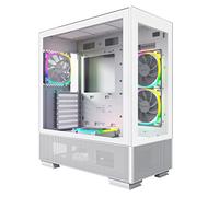 Montech SKY TWO White Mid Tower PC Case with 4x ARGB Fans