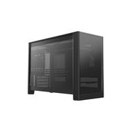 MONTECH Ten 22.7L Compact Micro-ATX PC Case, High Airflow Mesh, Black