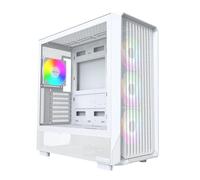 Montech X5 White Mid Tower PC Case with 4 x ARGB Fans
