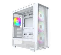 Montech X5, White, ATX Chassis w/ Tempered Glass, 3 x 140mm + 1 x 120mm ARGB Fan