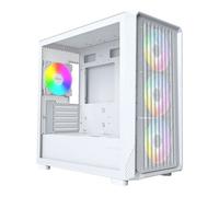 Montech X5M, White, mATX Chassis w/ Tempered Glass, 4 x 120mm ARGB Fans, USB 3.0