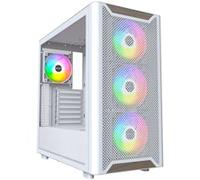Montech XR WOOD White Mid Tower PC Case with 4x ARGB Fans