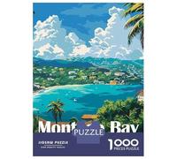 Montego Bay Jamaica 1000 Piece Jigsaw Puzzle, Historic Square Architecture, 1000 Pieces for Adults, for Families, Relaxing Challenge, 70x50cm/1000pcs