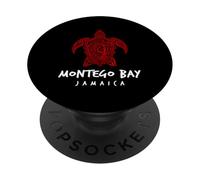 Montego Bay Jamaica Tribal Sea Turtle Island Design PopSockets Adhesive PopGrip