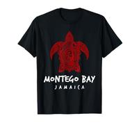 Montego Bay Jamaica Tribal Sea Turtle Island Design T-Shirt