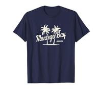 Montego Bay Jamaica Vintage 70s Palm Trees Graphic T-Shirt
